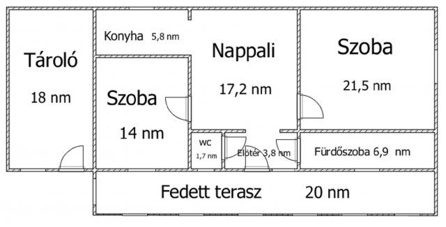Eladó családi ház, Devecseren 16.9 M Ft, 2 szobás