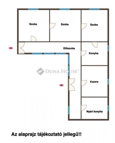 Eladó családi ház, Poroszlón 27.5 M Ft, 3 szobás