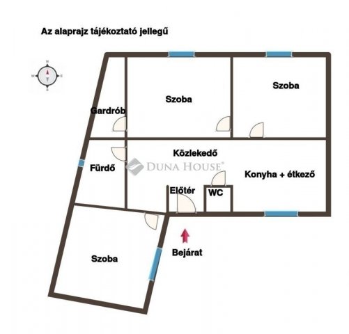 Eladó családi ház, Hódmezővásárhelyen 59.9 M Ft, 3 szobás
