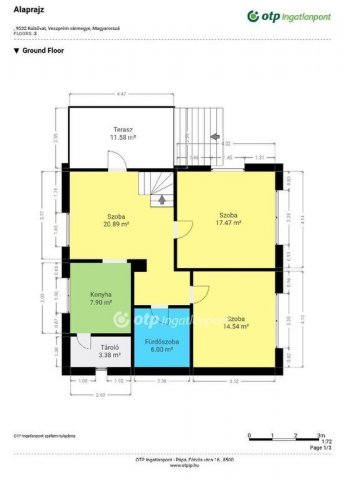 Eladó családi ház, Külsővaton 29.5 M Ft, 4+1 szobás