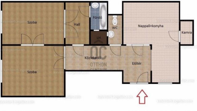 Eladó téglalakás, Budapesten, VIII. kerületben 79 M Ft, 3 szobás