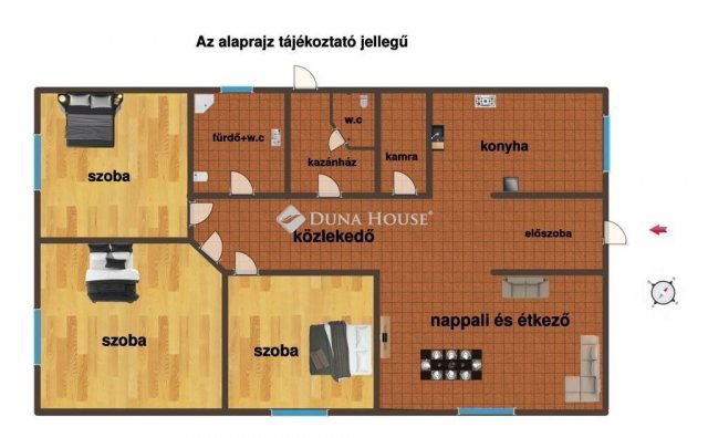 Eladó családi ház, Csóron 120 M Ft, 4 szobás