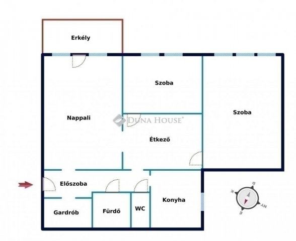 Eladó panellakás, Budapesten, XVIII. kerületben 63 M Ft, 3 szobás