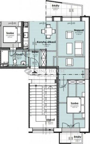 Eladó téglalakás, Zamárdiban 89.95 M Ft, 2 szobás