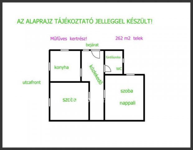 Eladó családi ház, Hajdúböszörményen 49.9 M Ft, 2 szobás