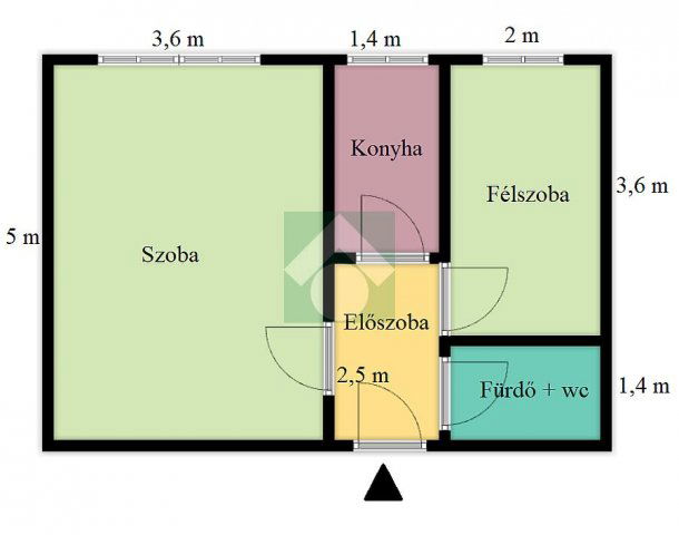 Eladó panellakás, Budapesten, IV. kerületben 17 M Ft, 1+1 szobás