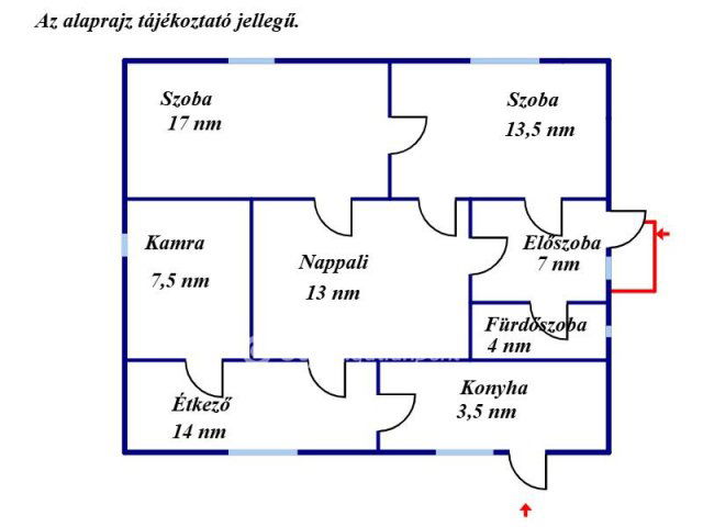 Eladó családi ház, Tiszasülyön 12.9 M Ft, 4 szobás