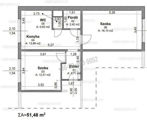 Eladó panellakás, Miskolcon, Árvíz utcában 25.5 M Ft, 2 szobás