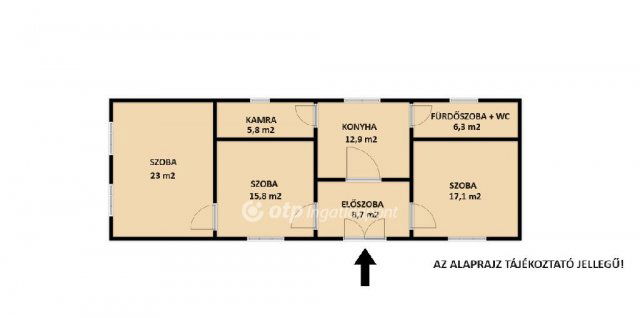 Eladó családi ház, Tótvázsonyban 55 M Ft, 3 szobás
