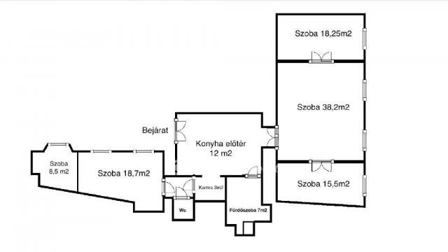 Eladó téglalakás, Budapesten, V. kerületben 218 M Ft, 5+1 szobás