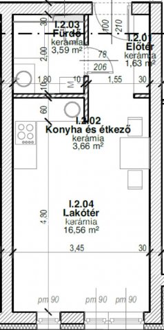 Eladó téglalakás, Nyíregyházán 30.8 M Ft, 1 szobás