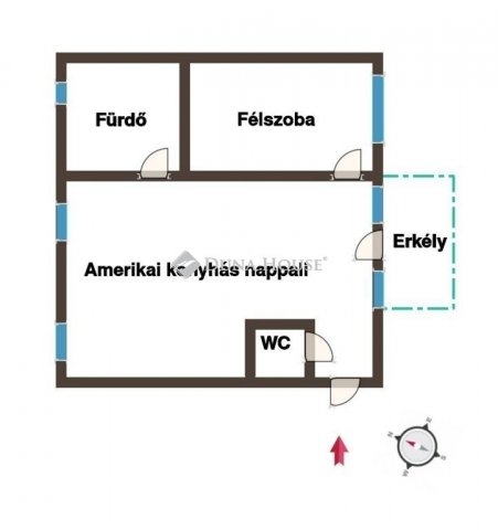 Eladó téglalakás, Kecskeméten 49.9 M Ft, 2 szobás