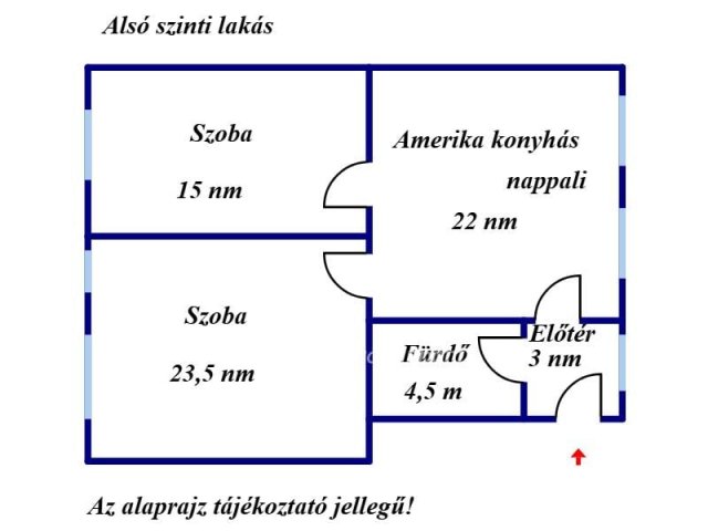Eladó téglalakás, Gyulán 82 M Ft, 3 szobás