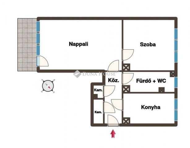 Eladó téglalakás, Budapesten, XX. kerületben 58.5 M Ft, 2 szobás