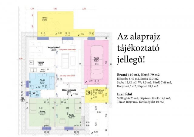 Eladó ikerház, Dunavarsányban 88.9 M Ft, 3 szobás