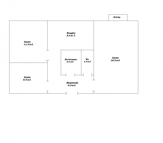 Eladó panellakás, Miskolcon 24.5 M Ft, 2+1 szobás