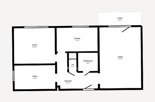 Eladó panellakás, Tiszaújvárosban 35 M Ft, 1+2 szobás