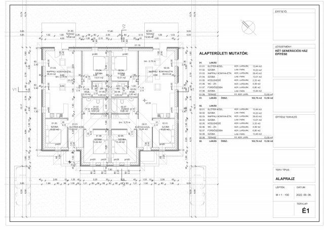 Eladó ikerház, Nagytarcsán 119.9 M Ft, 4 szobás