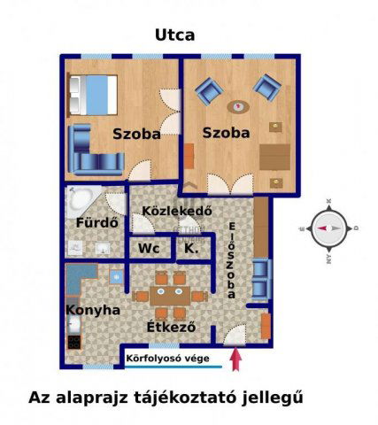 Kiadó téglalakás, albérlet, Budapesten, VII. kerületben