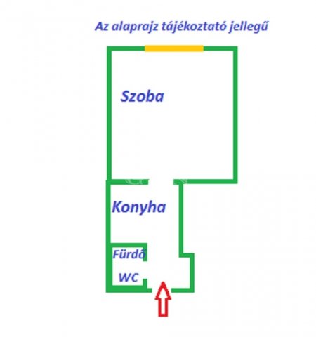 Eladó téglalakás, Budapesten, XIV. kerületben 43 M Ft, 1 szobás