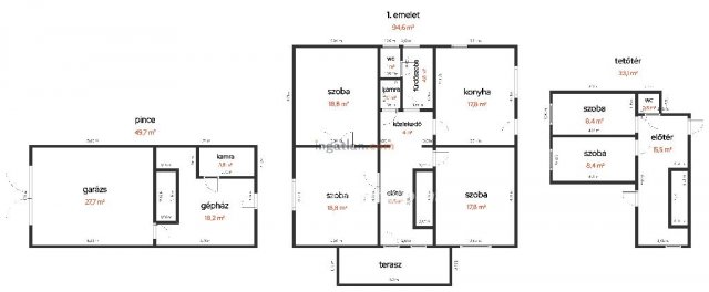 Eladó családi ház, Tiszakécskén 49.99 M Ft, 5 szobás
