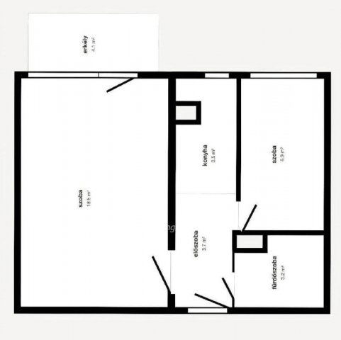 Eladó panellakás, Miskolcon 27.9 M Ft, 1+1 szobás