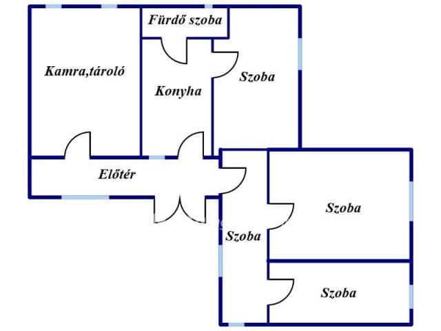 Eladó családi ház, Kálban 5 M Ft, 3+1 szobás