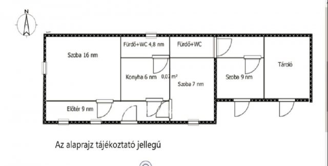 Eladó családi ház, Rácalmáson 33 M Ft, 2 szobás