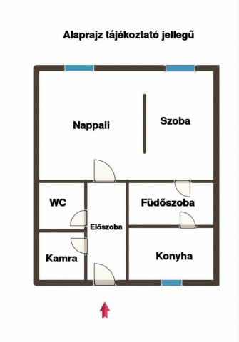 Eladó téglalakás, Pécsett 44.99 M Ft, 1+1 szobás