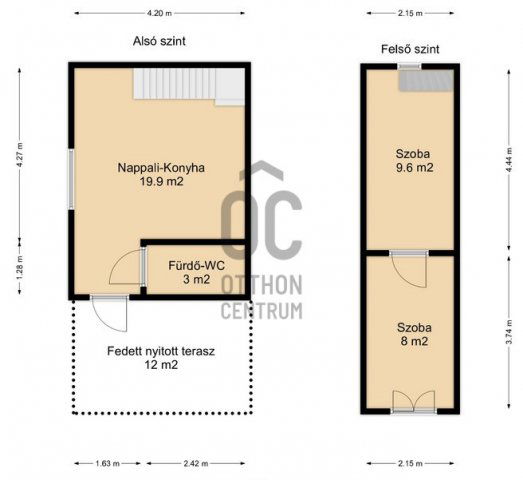 Eladó nyaraló, Gyékényesen 55 M Ft, 2 szobás