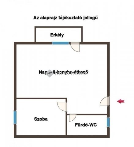 Eladó téglalakás, Pécsett 56 M Ft, 2 szobás