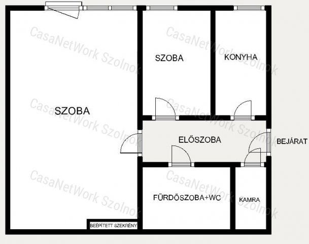 Kiadó téglalakás, albérlet, Szolnokon 120 E Ft / hó, 1+1 szobás