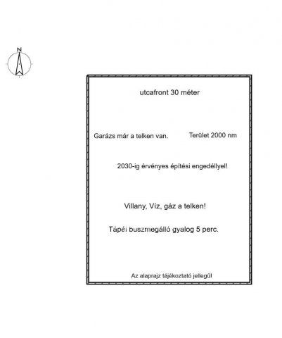 Eladó telek, Szegeden 29.5 M Ft / költözzbe.hu