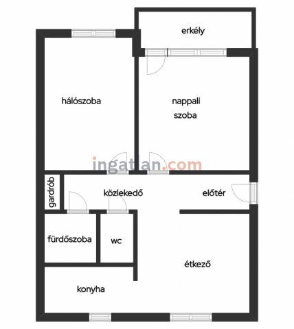 Eladó téglalakás, Budapesten, X. kerületben 72 M Ft, 2 szobás