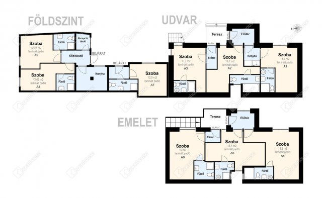 Eladó hotel, Miskolcon 84.9 M Ft, 9 szobás / költözzbe.hu