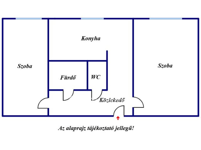 Eladó téglalakás, Szegeden 52.9 M Ft, 2 szobás