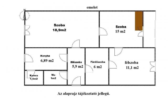 Eladó téglalakás, Abádszalókban 42 M Ft, 2+2 szobás