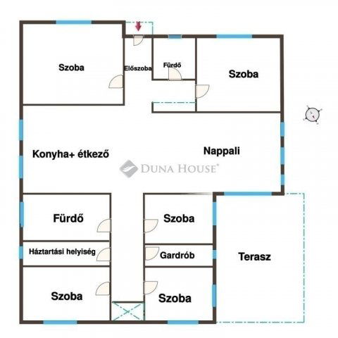 Eladó családi ház, Helvécián 89.9 M Ft, 6 szobás