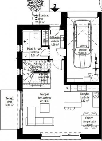 Eladó ikerház, Budapesten, X. kerületben 169 M Ft, 4 szobás