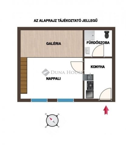 Eladó téglalakás, Budapesten, IX. kerületben 61.9 M Ft, 1 szobás