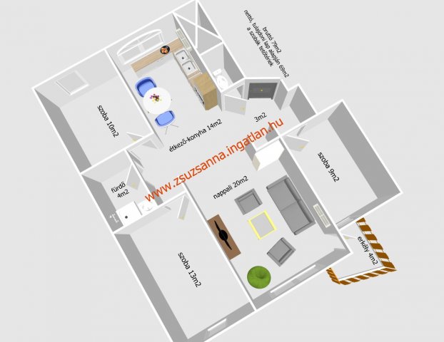 Eladó téglalakás, Szekszárdon, Béri Balogh Ádám utcában