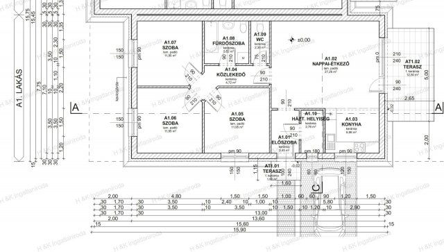 Eladó ikerház, Vácrátóton 99.9 M Ft, 4 szobás