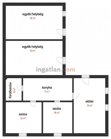 Eladó családi ház, Dabroncon 27 M Ft, 2 szobás