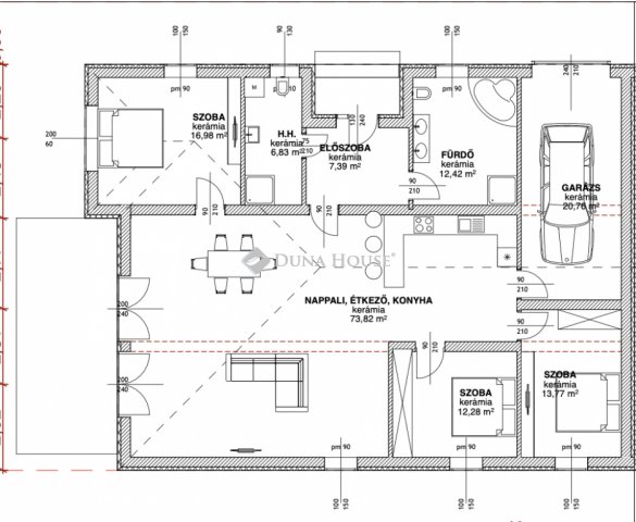 Eladó ikerház, Budapesten, XVIII. kerületben 149.9 M Ft, 4 szobás
