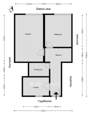 Eladó téglalakás, Debrecenben 63.5 M Ft, 2 szobás
