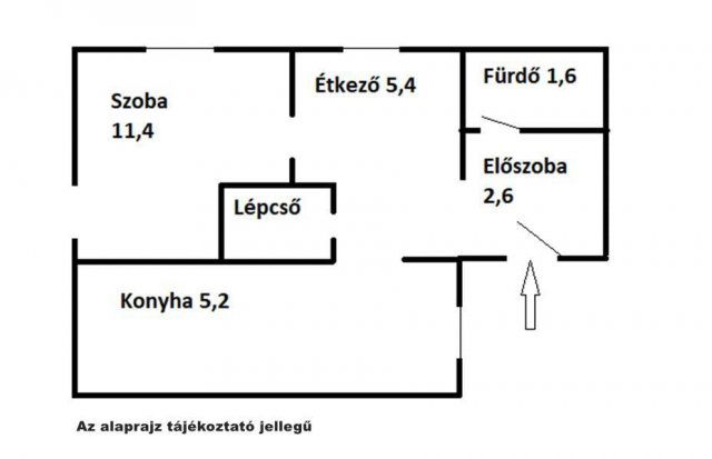 Eladó családi ház, Baracskán 16.9 M Ft, 2 szobás