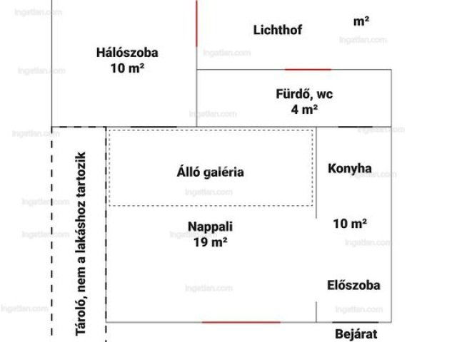 Eladó téglalakás, Budapesten, VII. kerületben 55 M Ft