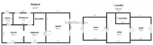 Eladó családi ház, Tiszaalpáron 19.9 M Ft, 3 szobás