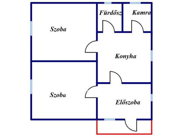 Eladó családi ház, Berettyóújfaluban 39.9 M Ft, 2 szobás