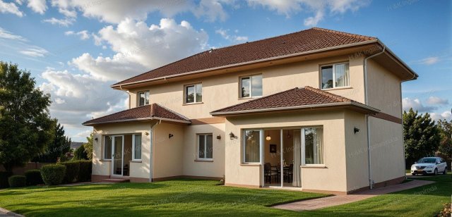 Eladó ikerház, Vácrátóton 88 M Ft, 5 szobás